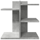 vidaXL betonszürke szerelt fa asztali szervező 42 x 21,5 x 42 cm