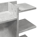 vidaXL betonszürke szerelt fa asztali szervező 42 x 21,5 x 42 cm