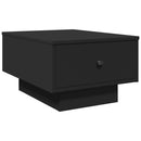 vidaXL fekete szerelt fa dohányzóasztal 60 x 45 x 31 cm