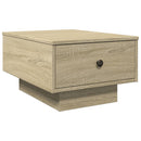 vidaXL sonoma tölgy színű szerelt fa dohányzóasztal 60 x 45 x 31 cm