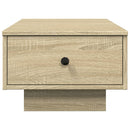 vidaXL sonoma tölgy színű szerelt fa dohányzóasztal 60 x 45 x 31 cm