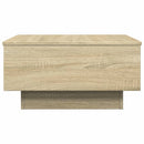 vidaXL sonoma tölgy színű szerelt fa dohányzóasztal 60 x 45 x 31 cm