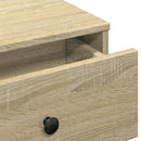 vidaXL sonoma tölgy színű szerelt fa dohányzóasztal 60 x 45 x 31 cm