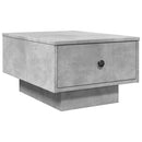 vidaXL betonszürke szerelt fa dohányzóasztal 60 x 45 x 31 cm
