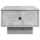 vidaXL betonszürke szerelt fa dohányzóasztal 60 x 45 x 31 cm