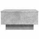 vidaXL betonszürke szerelt fa dohányzóasztal 60 x 45 x 31 cm