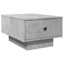 vidaXL betonszürke szerelt fa dohányzóasztal 60 x 45 x 31 cm