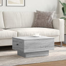 vidaXL szürke sonoma színű szerelt fa dohányzóasztal 60 x 45 x 31 cm