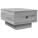vidaXL szürke sonoma színű szerelt fa dohányzóasztal 60 x 45 x 31 cm