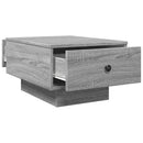 vidaXL szürke sonoma színű szerelt fa dohányzóasztal 60 x 45 x 31 cm