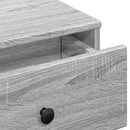 vidaXL szürke sonoma színű szerelt fa dohányzóasztal 60 x 45 x 31 cm