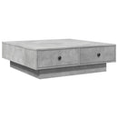 vidaXL betonszürke szerelt fa dohányzóasztal 90 x 90 x 28 cm
