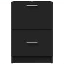 vidaXL fekete szerelt fa mosdószekrény 40 x 37 x 59 cm