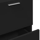 vidaXL fekete szerelt fa mosdószekrény 40 x 37 x 59 cm