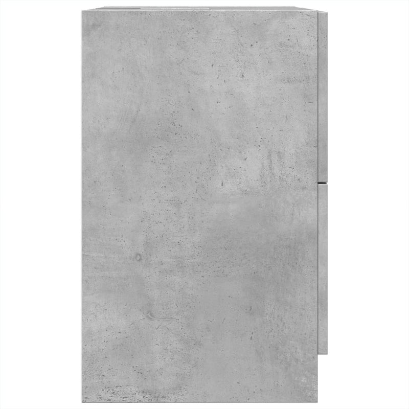 vidaXL betonszürke szerelt fa mosdószekrény 40 x 37 x 59 cm