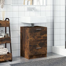 vidaXL füstös tölgy színű szerelt fa mosdószekrény 40 x 37 x 59 cm