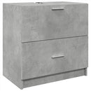 vidaXL betonszürke szerelt fa mosdószekrény 59 x 37 x 59 cm
