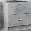 vidaXL betonszürke szerelt fa mosdószekrény 59 x 37 x 59 cm