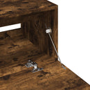 vidaXL füstös tölgy színű szerelt fa mosdószekrény 59 x 37 x 59 cm