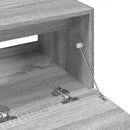 vidaXL szürke sonoma színű szerelt fa mosdószekrény 78 x 37 x 59 cm