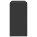 vidaXL fekete szerelt fa mosdószekrény 90 x 29 x 55 cm