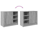 vidaXL szürke sonoma színű szerelt fa mosdószekrény 63 x 29 x 55 cm