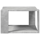 vidaXL betonszürke szerelt fa dohányzóasztal 51,5 x 51,5 x 30 cm