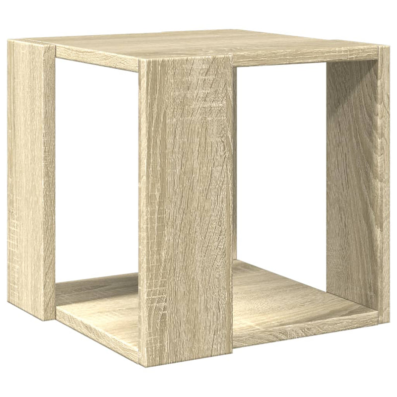 vidaXL sonoma tölgy színű szerelt fa dohányzóasztal 32 x 32 x 30 cm