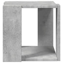 vidaXL betonszürke szerelt fa dohányzóasztal 32 x 32 x 30 cm
