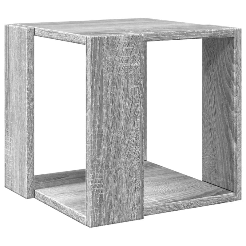 vidaXL szürke sonoma színű szerelt fa dohányzóasztal 32 x 32 x 30 cm