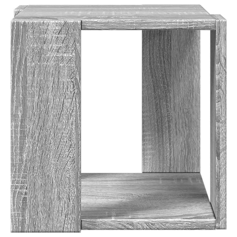 vidaXL szürke sonoma színű szerelt fa dohányzóasztal 32 x 32 x 30 cm