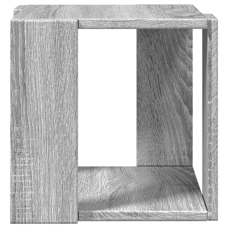 vidaXL szürke sonoma színű szerelt fa dohányzóasztal 32 x 32 x 30 cm
