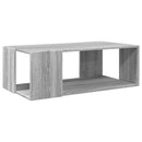 vidaXL szürke sonoma színű szerelt fa dohányzóasztal 89,5 x 48 x 30 cm