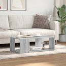 vidaXL szürke sonoma színű szerelt fa dohányzóasztal 89,5 x 48 x 30 cm