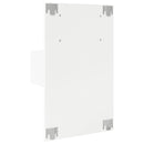 vidaXL fehér falra szerelhető éjjeliszekrény LED-világítással