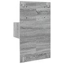 vidaXL szürke sonoma színű fali éjjeliszekrény LED-világítással