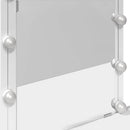 vidaXL fehér fésülködőasztal LED-del 100 x 40 x 130 cm