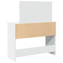 vidaXL fehér fésülködőasztal LED-del 100 x 40 x 130 cm