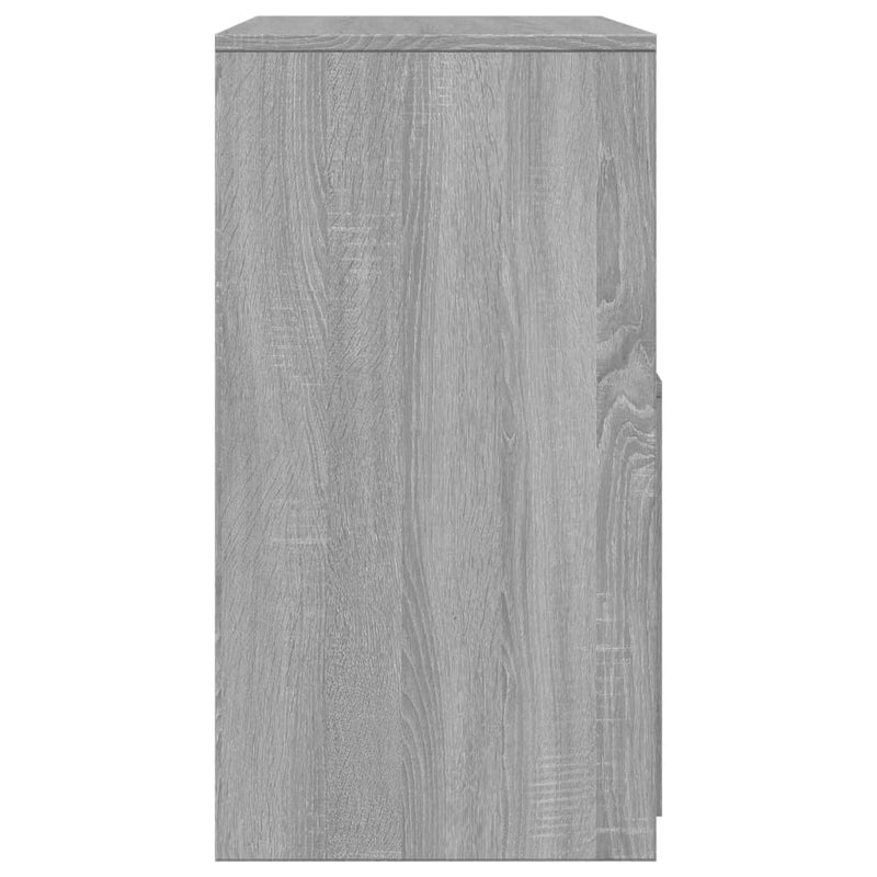 vidaXL szürke sonoma színű fésülködőasztal és ülőke 60x40x113,5 cm