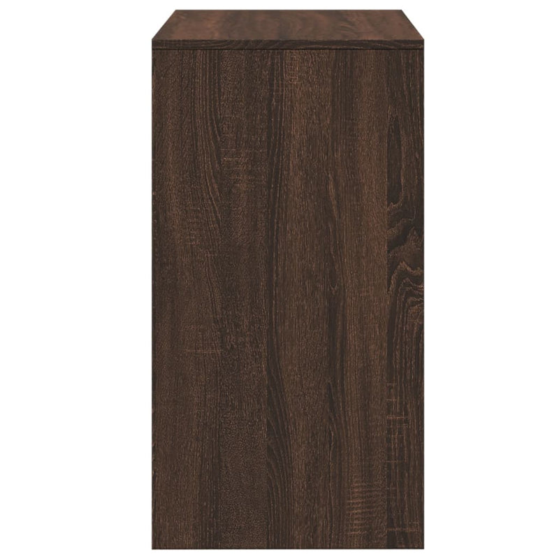 vidaXL barna tölgy színű fésülködőasztal és ülőke 60 x 40 x 113,5 cm