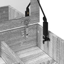 vidaXL szürke sonoma színű fésülködőasztal tükörrel 73 x 46,5 x 120 cm