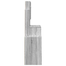 vidaXL szürke sonoma színű fésülködőasztal szekrénnyel 80 x 35 x 132cm