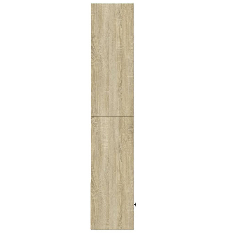 vidaXL sonoma tölgy színű szerelt fa könyvszekrény 40 x 36 x 189 cm