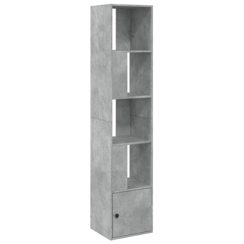 vidaXL betonszürke szerelt fa könyvespolc 40 x 36 x 189 cm