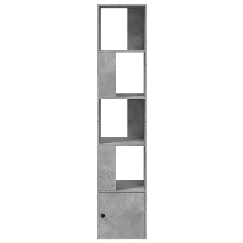 vidaXL betonszürke szerelt fa könyvespolc 40 x 36 x 189 cm