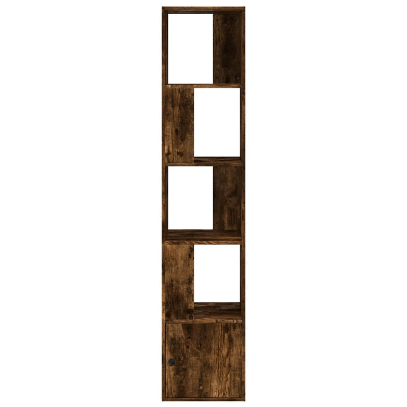 vidaXL füstös tölgy színű szerelt fa könyvespolc 40 x 36 x 189 cm