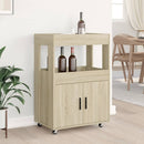 vidaXL sonoma tölgy színű szerelt fa bárkocsi 60 x 39,5 x 89 cm