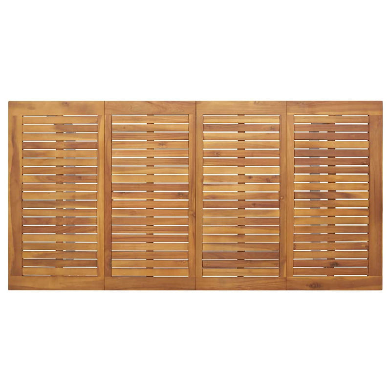 vidaXL Kert étkező szett 7 pcs Szürke és barna 180 x 90 x 75 cm