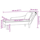 vidaXL rózsaszín bársony dívány párnával és jobb kartámasszal