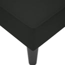 vidaXL Fotel társalgó jobb karfával fekete bársony